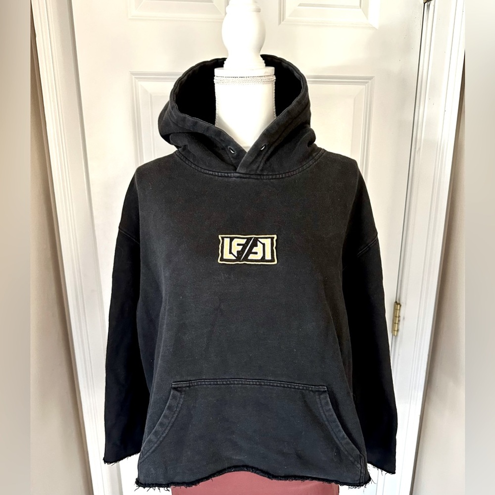 LF Brand Black Hoodie Sweatshirt